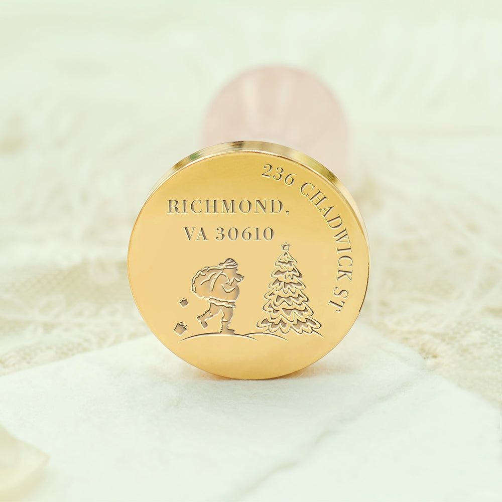 Christmas Deers Custom Address Wax Seal Stamp-11 Custom-Name-Wax-Seal-Stamp-(27-Designs)3