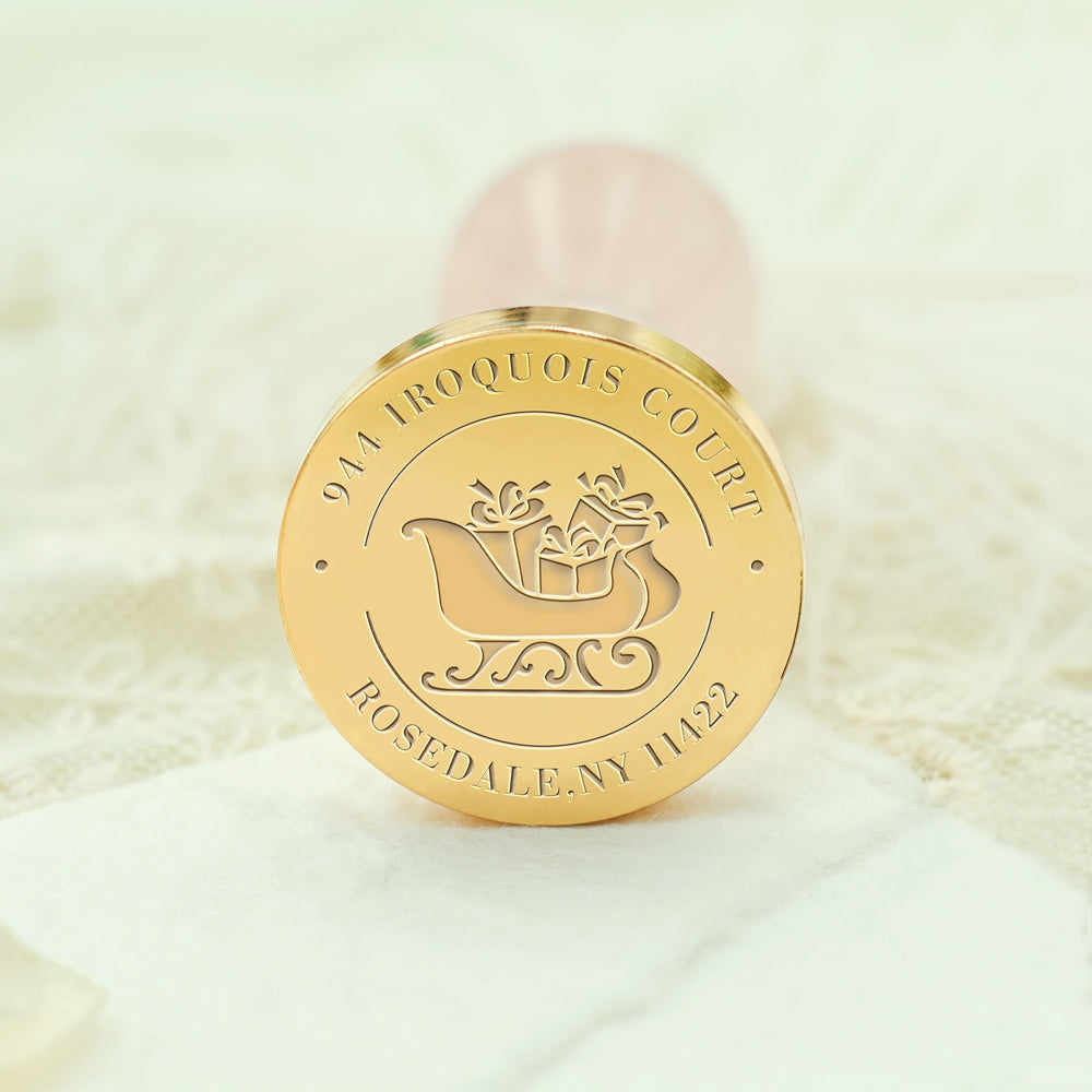 Christmas Deers Custom Address Wax Seal Stamp-23 Custom-Name-Wax-Seal-Stamp-(27-Designs)3