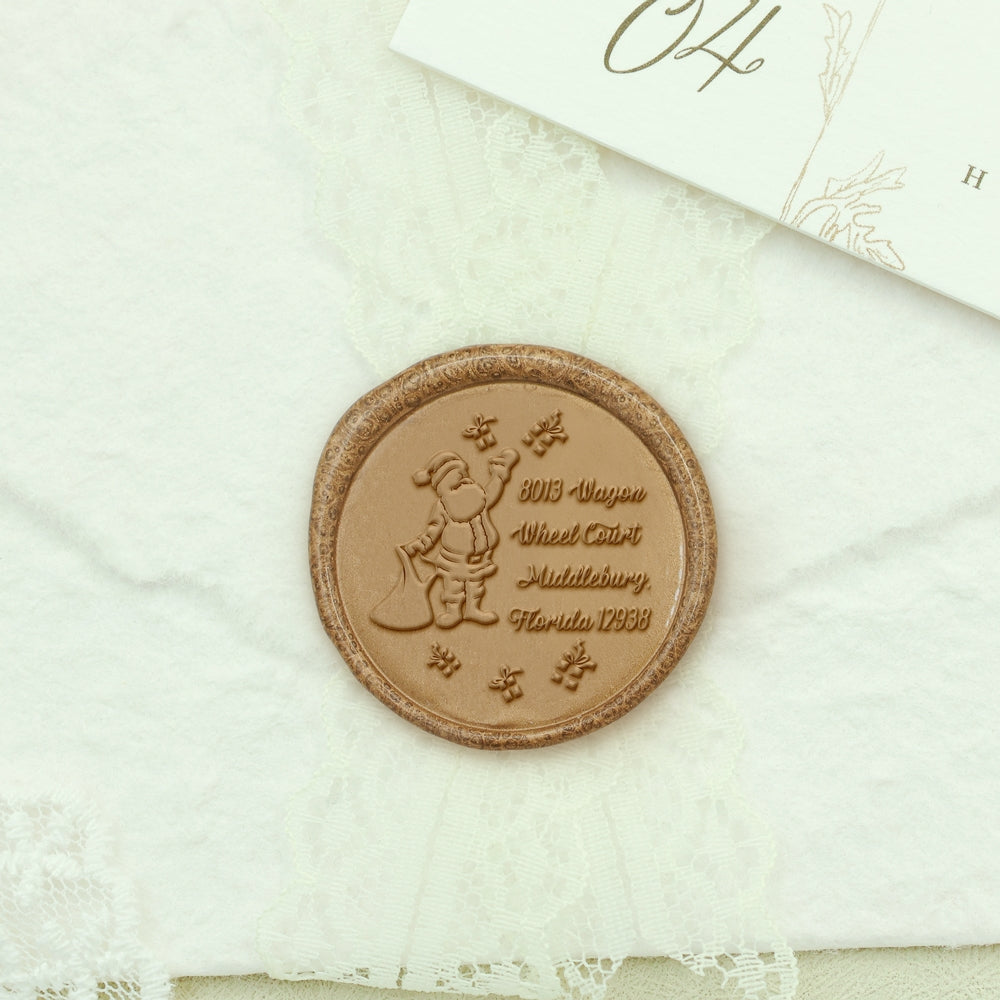 Christmas Deers Custom Address Wax Seal Stamp-5 26-Letter-Custom-Floral-Name-Wax-Seal-Stamp2-2