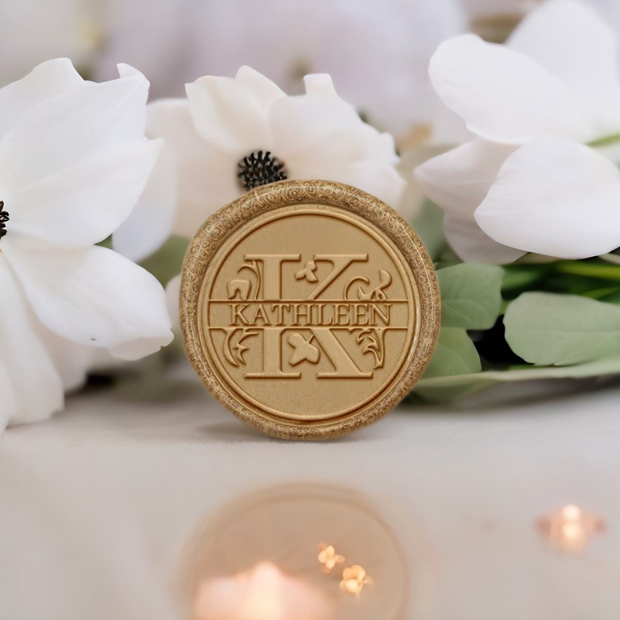 Custom Capital Letter Name Wax Seal Stamp - Letter K-2
