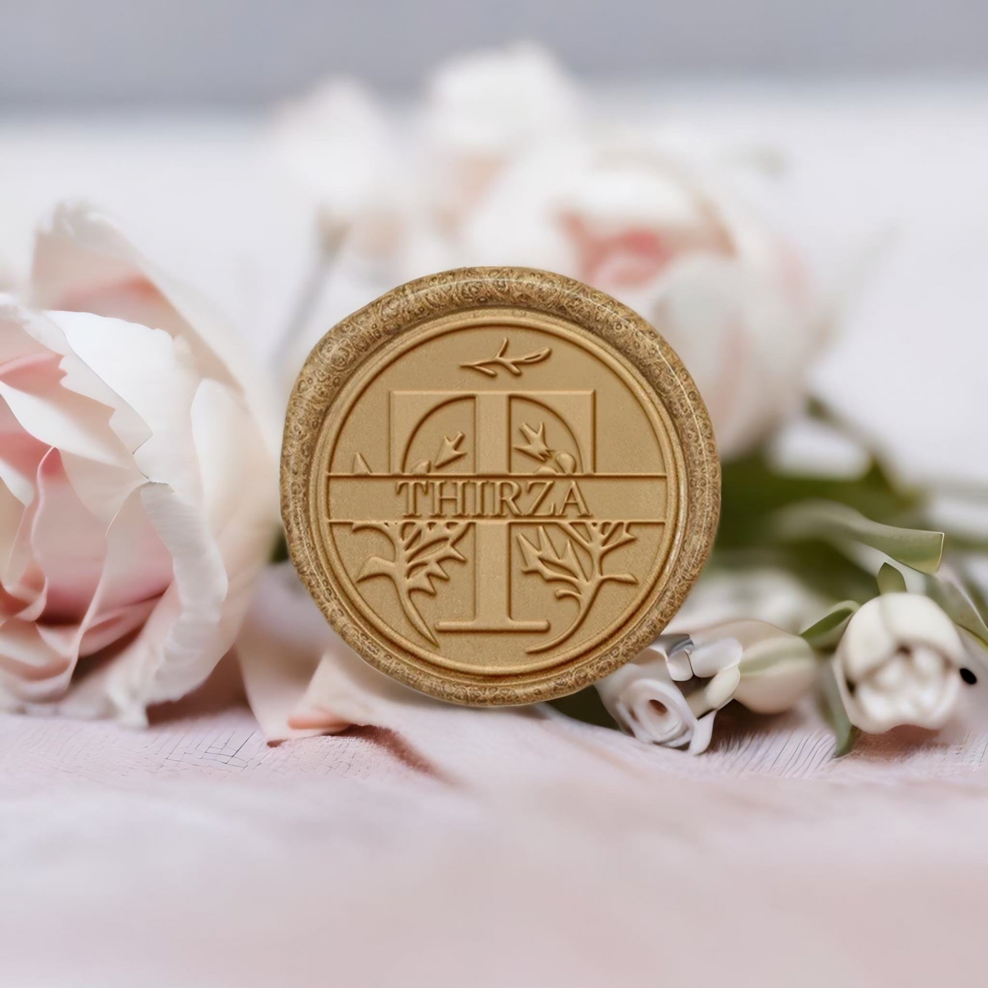 Custom Capital Letter Name Wax Seal Stamp - Letter T-2