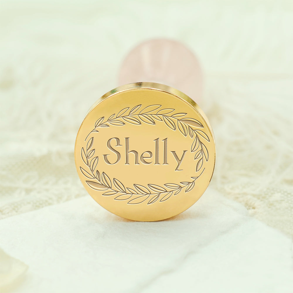 Custom Name Wax Seal Stamp - Style 5 5-3