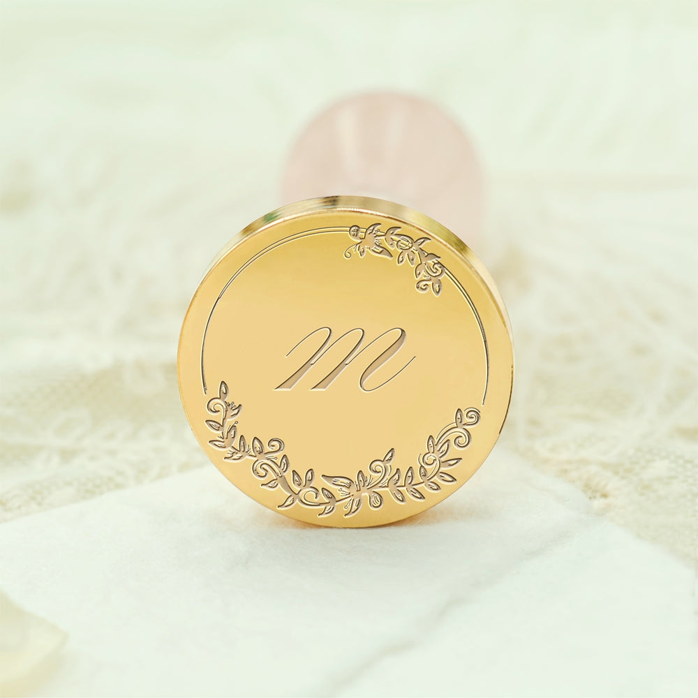 Custom Single Letter Wax Seal Stamp - Style 11 11-3