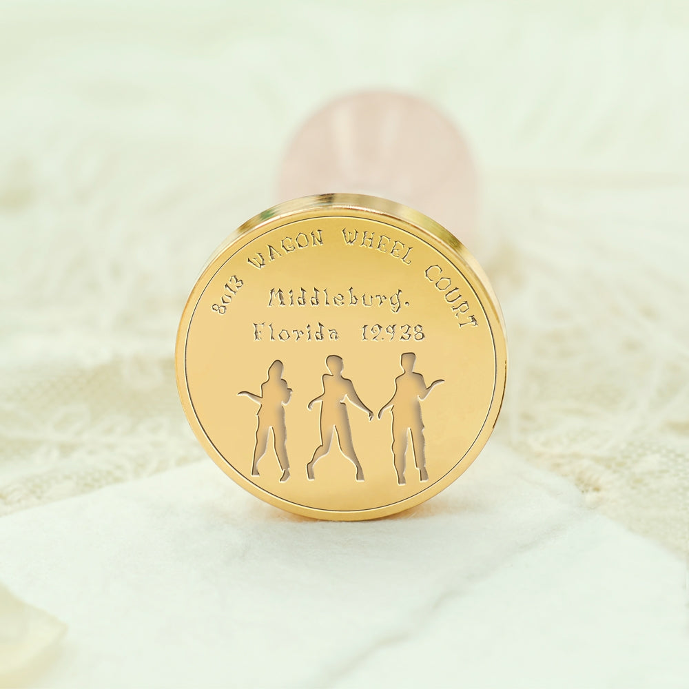 Halloween Custom Address Wax Seal Stamp - Style 22