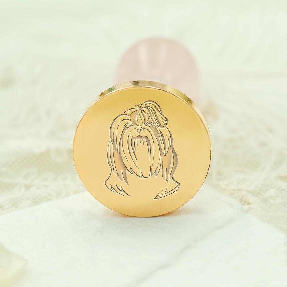 Shih Tzu Dog Wax Seal Stamp
