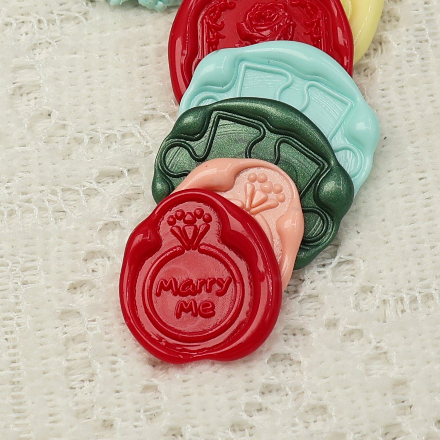 Special-Shaped Custom Design Wax Seal Stamp with Your Artwork 5