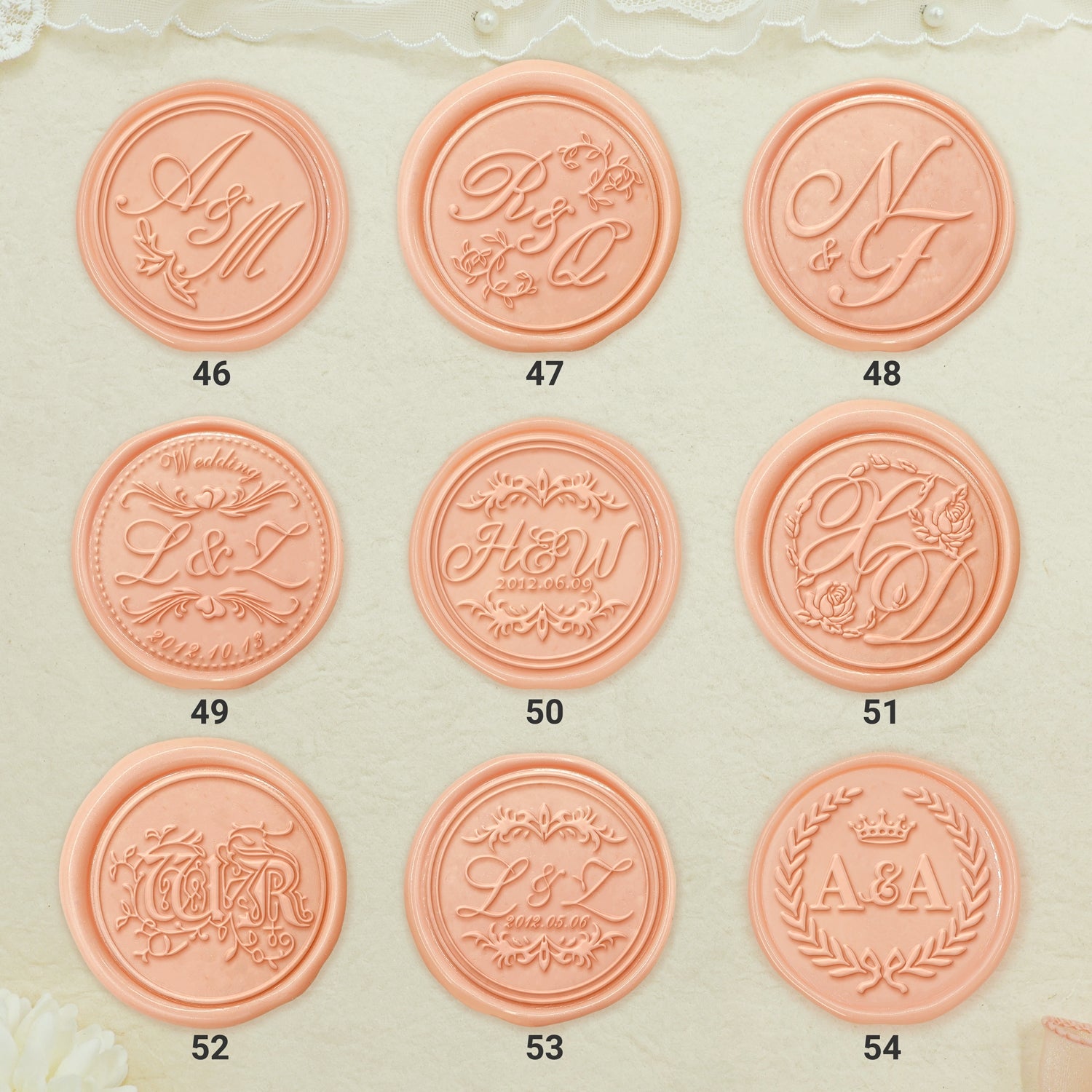 Wedding Wax Seal Stamp-sku6