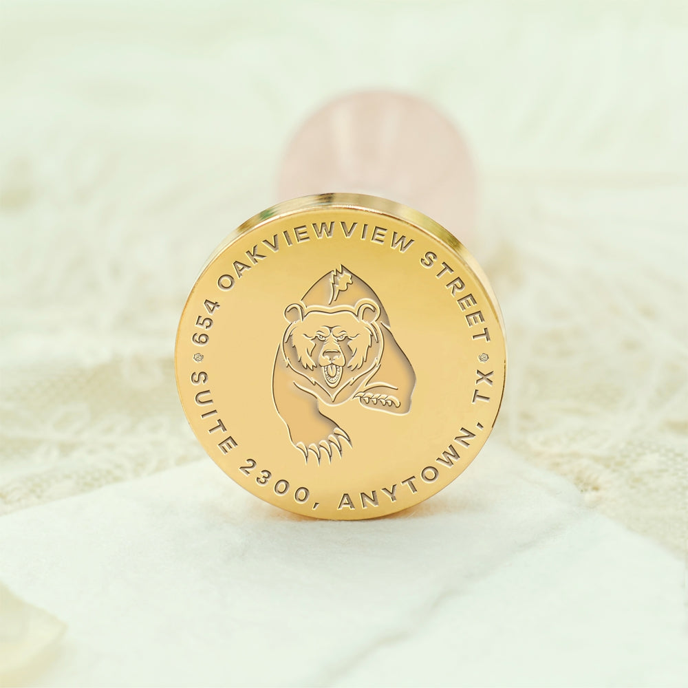Wildlife Impressions Custom Sea Turtle Address Wax Seal Stamp-24 24-3