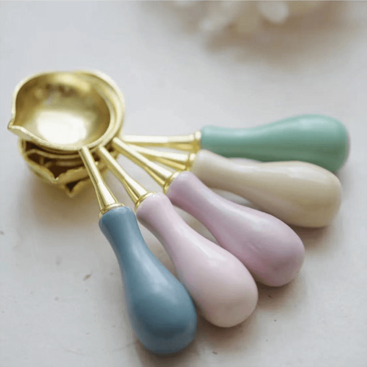 Large Pastel Sealing Wax Melting Spoon