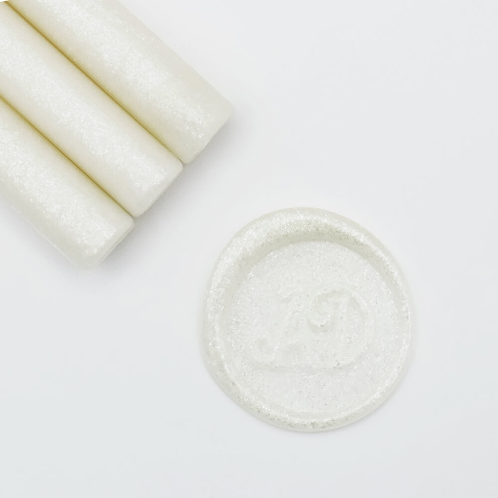 AMZ Deco Glitter Ivory Glue Gun Sealing Wax Stick