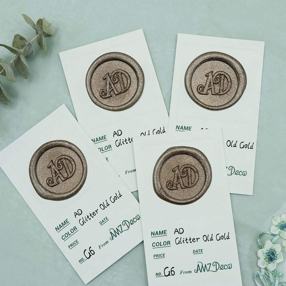 AMZ Deco Glitter Old Gold Flexible Glue Gun Sealing Wax Stick