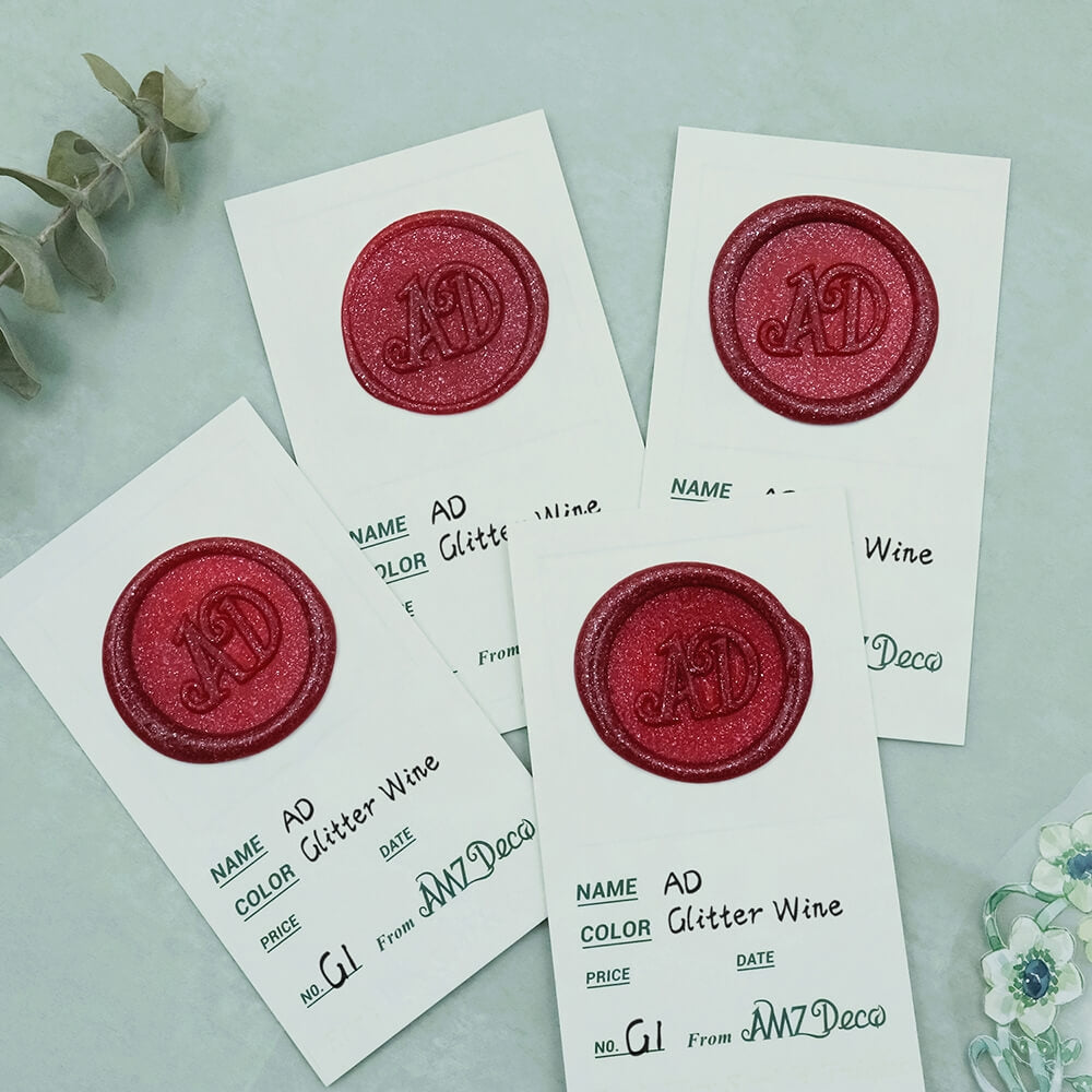 AMZ Deco Glitter Wine Flexible Glue Gun Sealing Wax Stick