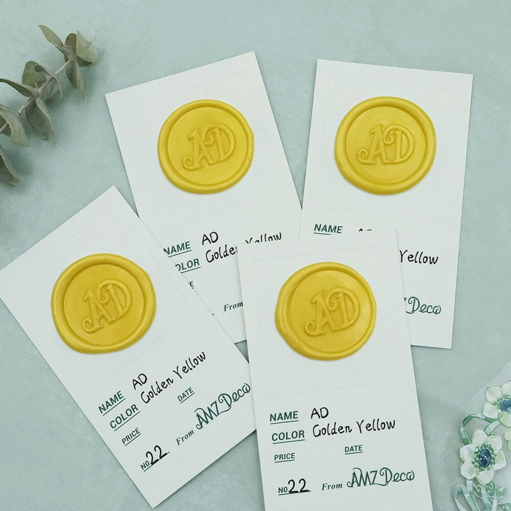 AMZ Deco Golden Yellow Flexible Glue Gun Sealing Wax Stick