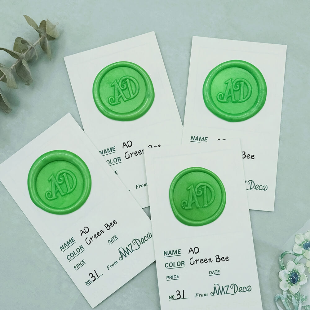 AMZ Deco Green Bee Flexible Glue Gun Sealing Wax Stick