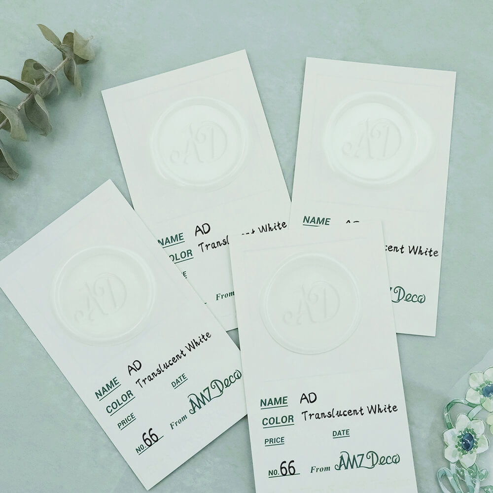 AMZ Deco Translucent White Flexible Glue Gun Sealing Wax Stick