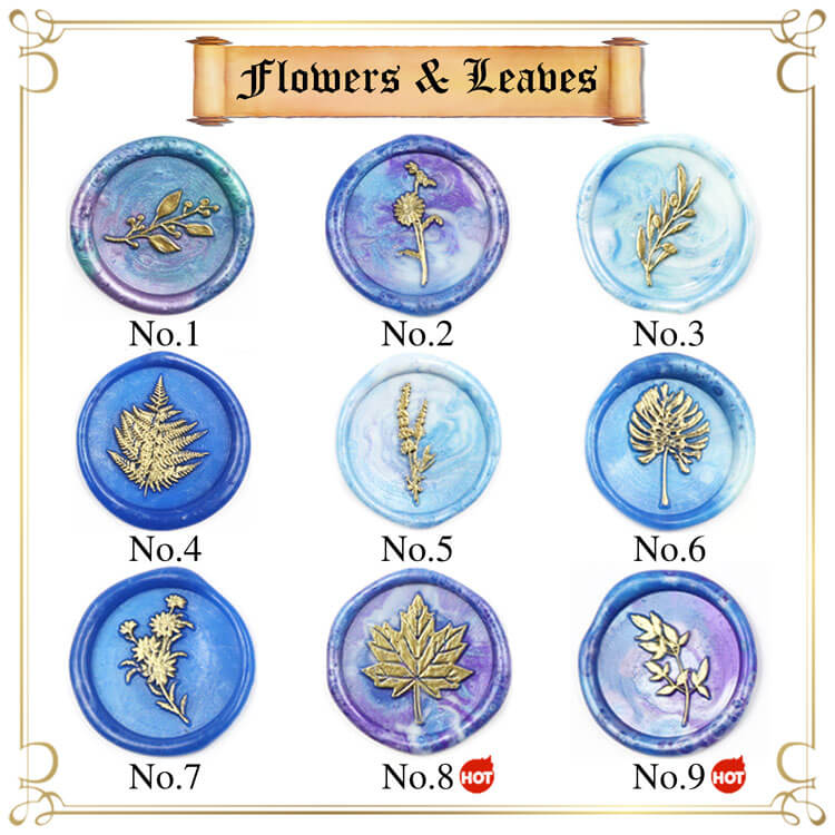 Flowers & Herbs Wax Seal Stamp