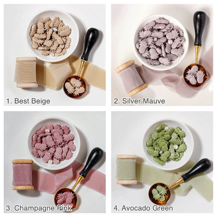 Pineapple Shaped Sealing Wax Beads (11 Colors) page 1