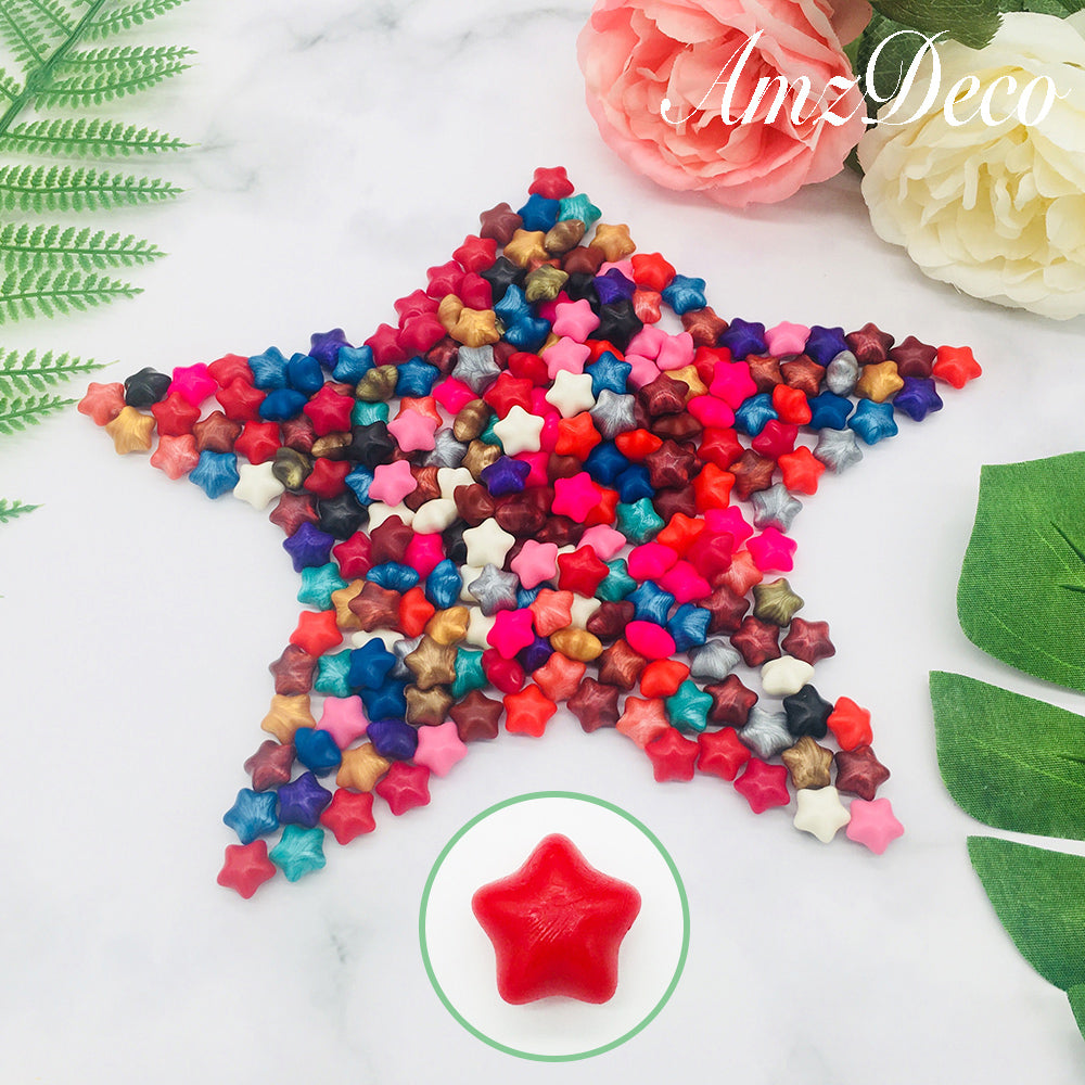 Star Shaped Sealing Wax Beads (18 Colors)