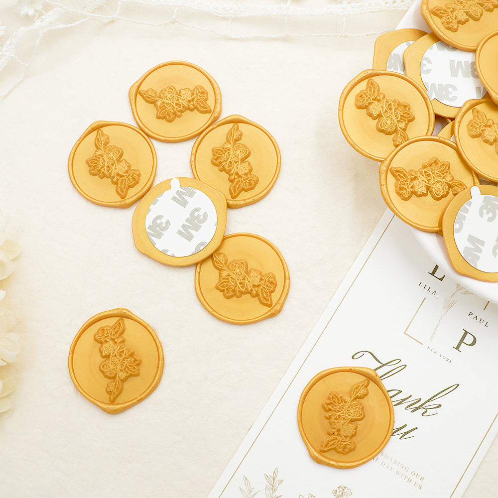 AMZdeco - Self adhesive wax seals & Customize & Wedding & Birthday & Your design