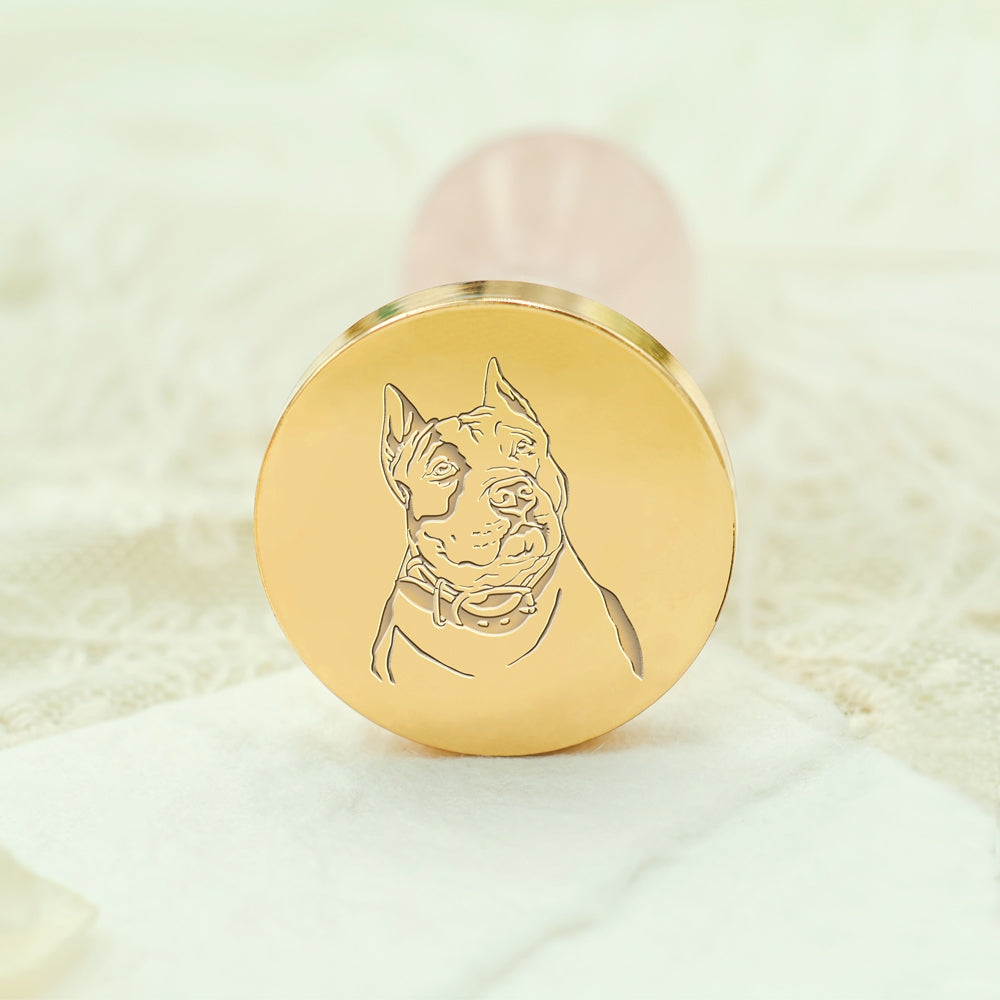 Boxer Dog Wax Seal Stamp