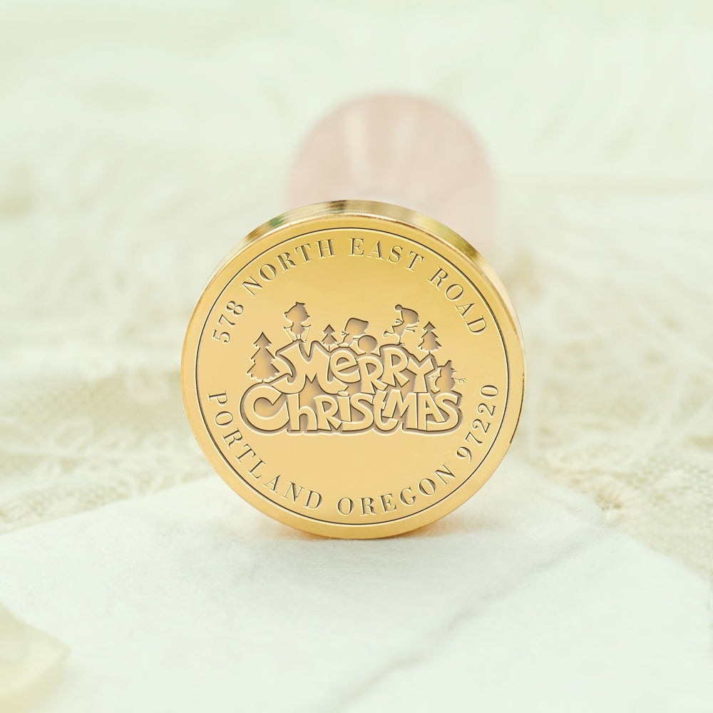 Christmas Deers Custom Address Wax Seal Stamp-17 Custom-Name-Wax-Seal-Stamp-(27-Designs)3