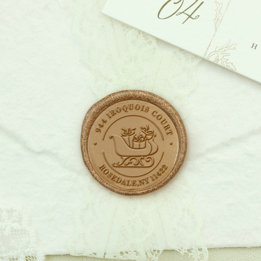 Christmas Deers Custom Address Wax Seal Stamp-23 26-Letter-Custom-Floral-Name-Wax-Seal-Stamp2-2