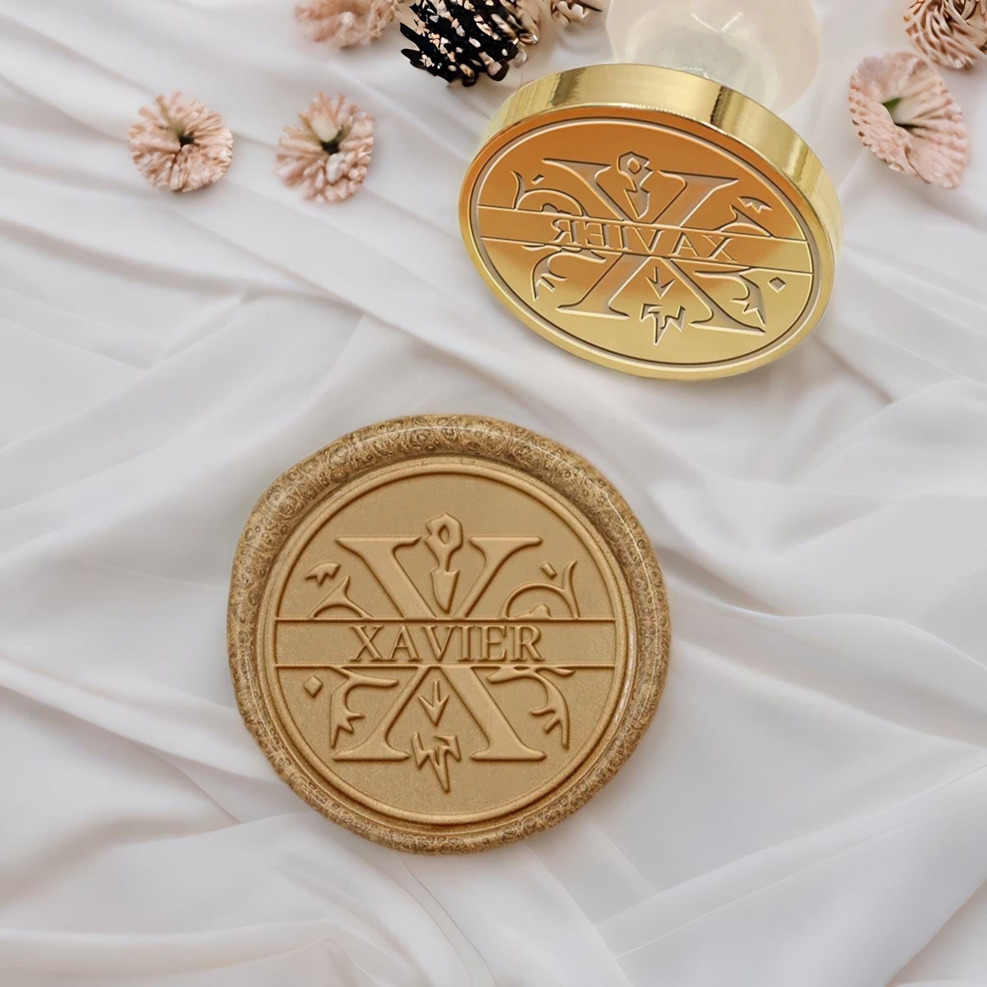 Custom Capital Letter Name Wax Seal Stamp - Letter X-3