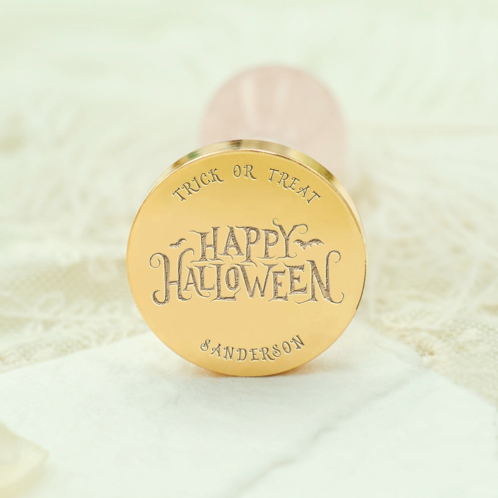 Custom Happy Halloween Name Wax Seal Stamp