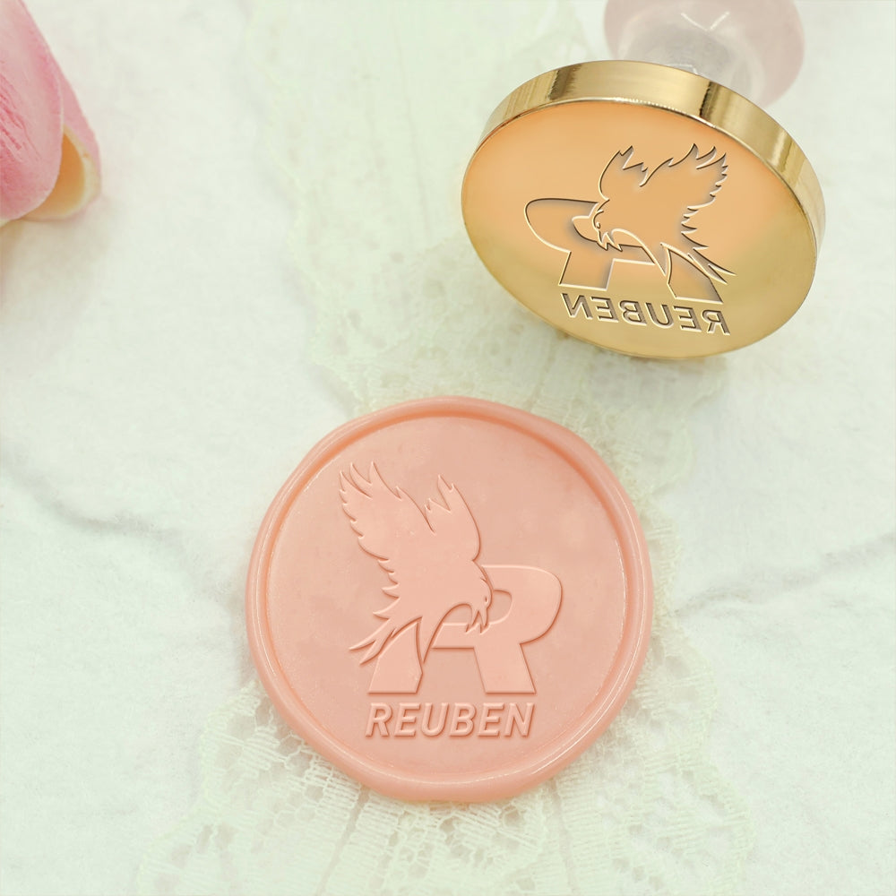 Flying Bird Custom Name Wax Seal Stamp-2