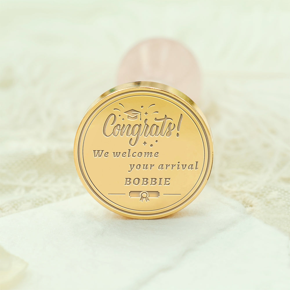 Happy Graduation Custom Wax Seal Stamp - Style 11 11-3