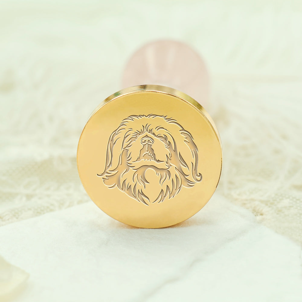 Pekingese Dog Wax Seal Stamp