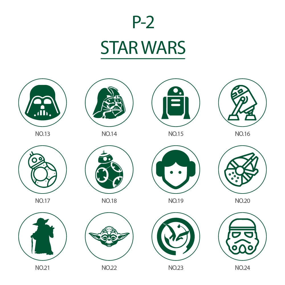 Star Wars Wax Seal Stamp - Yoda Darth Vadar