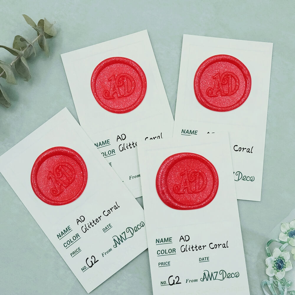 AMZ Deco Glitter Coral Flexible Glue Gun Sealing Wax Stick