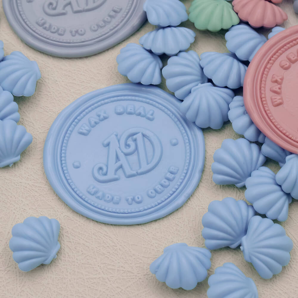 Shell Shaped Wax Beads from AMZ Deco 