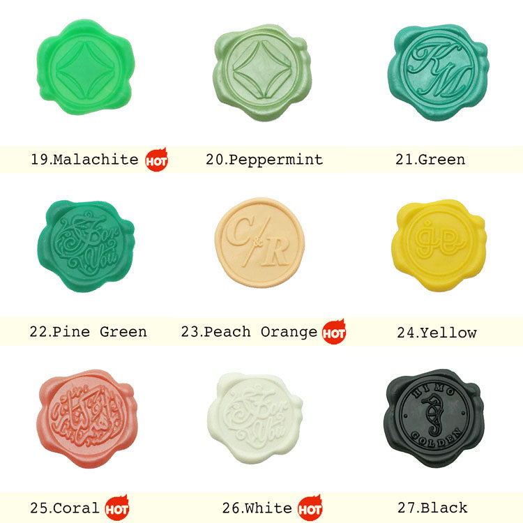 Custom Wedding Wax Seal Sticker with Double Initials / Couple's Names